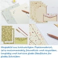 thumbnail image 3 of Stationery Paper Set for Office Home School Use, Double Sided Design Lined Writing Paper, Floral Design Stationary for Handwriting, Laser, Inkjet Printing, 25 DIN A4 Sheets with, 3 of 7