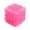 Pink, variant on Transparent 3D Moving Bead Maze Toy 720-Degree Rotating Track Intellectual Puzzle Decompression, Green