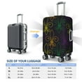 thumbnail image 6 of Xecao Mardi Gras Carnival print Elastic Luggage Cover, with double-sided print , is perfect for travel, business, and daily use, 6 of 9
