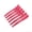 Rose red, variant on Hair Styling Clips, 6Pcs Non Slip Duck Bill Clips with Silicone Band, No-Trace Design for Women Salon Use