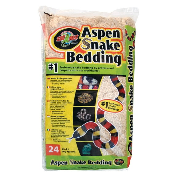 Zoo Med Aspen Snake Bedding - 24 qt AZMSB-24