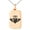 Rose, variant on Stainless Steel Celtic Claddagh Unity Engraved Small Rectangle Dog Tag Charm Pendant Necklace