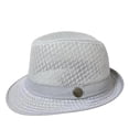 thumbnail image 5 of Pork Pie Hats for Men, Sun Hat Unisex Breathable Mesh Pork Pie Hat, Foldable Lightweight Summer Short Brim Hat for Casual Travel, 5 of 6