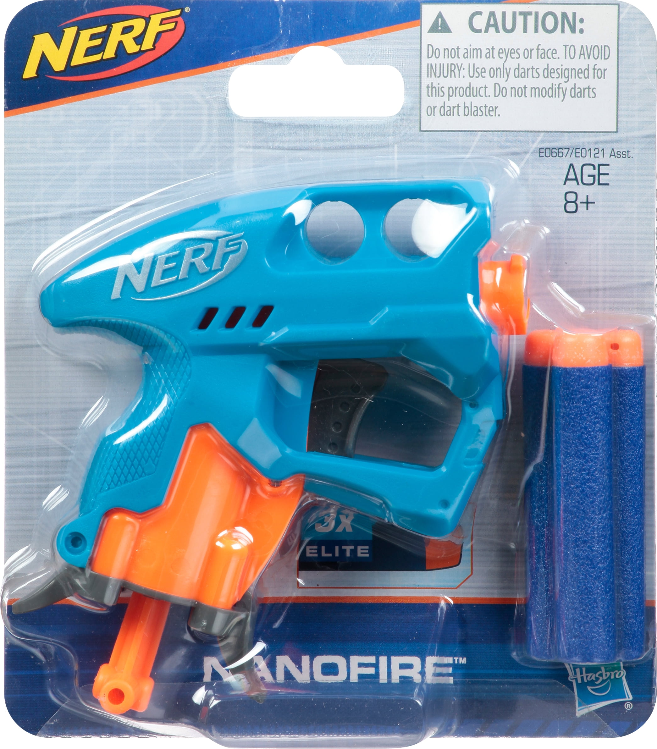 NERF N-strike Nanofire Green 3x Elite Toy Kids 8 for sale online 