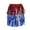 Red, White, Blue, variant on Diceymbol 2Pcs 4th of July Celebration Skirts Vibrant Red White Blue Plastic Fiber Dance Skirts for Independence Day Parades & Music Festivals - Lightweight 115g Rustling Costume Decorations