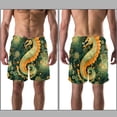 thumbnail image 3 of luoweisi Men's Beach Shorts Quick Dry Swim Trunks with Mesh Lining Seahorse 2XL, 3 of 5