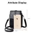 thumbnail image 2 of MMYGU Vintage Crossbody Phone Bag for Women, Small Leather Shoulder Purse and Handbag with Tassel&Rivet Decoration, 2 of 9