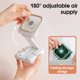 thumbnail image 2 of Inteprter mini ventilador colgando del cuello plegable 3 velocidades del viento portátil carga USB soporte para teléfono móvil refrigeración accesorios Electrodomésticos Verde Inteprter HA012658-04B, 2 of 6