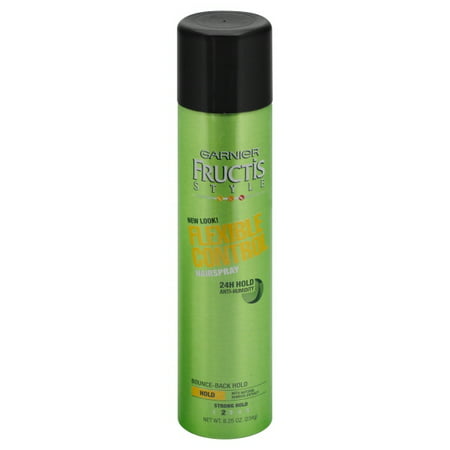 Garnier Fructis Style Flexible Control Hairspray, All Hair Types, 8.25 oz. (Packaging May (Best Humidity Hairspray For Natural Hair)