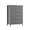 Grey, variant on Litake Fluted Dresser for Bedroom, 42.9" Tall 5-Drawer Wood Dresser, Modern Chest of Drawers, Storage Organizer Cabinet for Living Room, Hallway, Entryway, Green