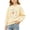 Yellow-14, variant on Ugoldhm Girls Cute Embroidery Crew Neck Sweatshirt Long Sleeve Soft Loose Casual Fall Top