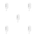 thumbnail image 2 of yingyy 1/2/3/5 Rotatable Wall Multifunction Shelf Home Door Bathroom Towel Mounted Universal Hooks Racks Storage Punch-free Organizer 5PCS, 2 of 6