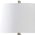 thumbnail image 3 of Benjara 22" Table Lamp- Cream Round Cascading Ceramic Design Urn- Brushed Metal, 3 of 6