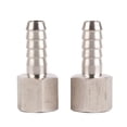 thumbnail image 4 of Conector hembra BSPP, 2 piezas 3/8 pulgadas BSPP hembra rosca hembra conector rápido de acero inoxidable diseño revolucionario, 4 of 9