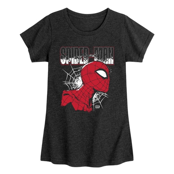 Spider-Man - Portrait - Youth Girls Fitted Short Sleeve T-Shirt