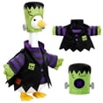 thumbnail image 4 of Nkmbld Halloween Porch Goose Outfits for 23" Cement Plastic Geese Costume for Fall Yard Lawn Outdoor Garden Patio Statue Halloween Thanksgiving Decor, 4 of 9