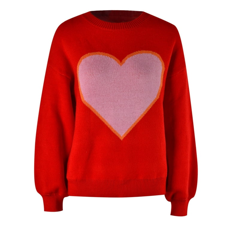 Closeup Sexy Valentines Day Underwear Red Woolen Pullover Printed Hearts  Stock Photo by ©NeydtStock 546294710