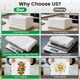 thumbnail image 3 of Juego de 4 toallas de cocina decorativas con diseño de vacas y girasoles de las Tierras Altas, de microfibra suave y absorbente, ideal para cocina, té, café y bar. El mejor regalo., 3 of 9