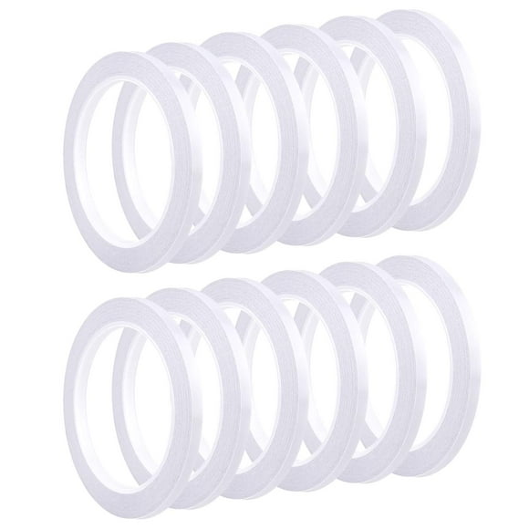 Top - Notch 12 Rolls Double Sided Tape Self-adhesive Tape for Sewing,Crafts,Handwork,6mm x 20 Meters Each Roll white delivering outstanding results. Don't miss out!