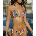 thumbnail image 2 of PQ Swim Women's Tri Bikini Top (Bahama Beach Embroidered, Medium), 2 of 4