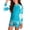 Blue A5, variant on Girls Swim Set Modest Swimsuit Quick Dry Sun Protection Long Sleeve Bathing Suit Swim Top and Boyshort Teen Clothes Size 12-17