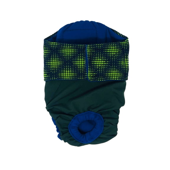 Barkertime Green Dots on Green Dog Diaper