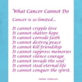 thumbnail image 2 of CafePress - What Cancer Cannot Do Poem - Cute Infant Bodysuit Baby Romper - Size Newborn - 24 Months, 2 of 3