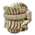 thumbnail image 6 of Ebros Aztec Empire Emperor Montezuma Skull Statue Tenochtitlan King Moctezuma, 6 of 9