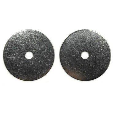 1/4 ID x 2" OD Stainless Steel Fender Washer Large OD Flat Washers .050 Thick 18-8 SS (20 Pieces)