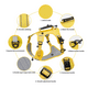 thumbnail image 2 of Pechera Arnés Belug De Seguridad Para Perro AMARILLO talla G, 2 of 5