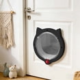 thumbnail image 4 of Large Indoor Cat Door ABS Material 4 Locking Modes Rounded Edges for Thin Doors Walls Rainproof Pet Passage Safe, 4 of 6