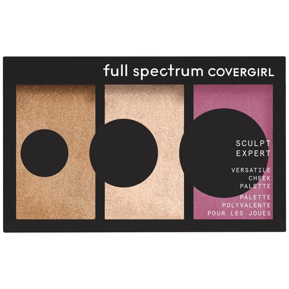 COVERGIRL Full Spectrum Sculpt Expert Cheek Palette, Rose Rush