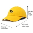 thumbnail image 3 of DALIX Turtle Hat Nature Womens Baseball Cap in Gold, 3 of 7