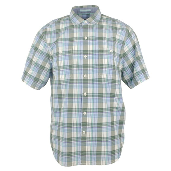Men's Mai Tai Plaid Camp Shirt-TL-S