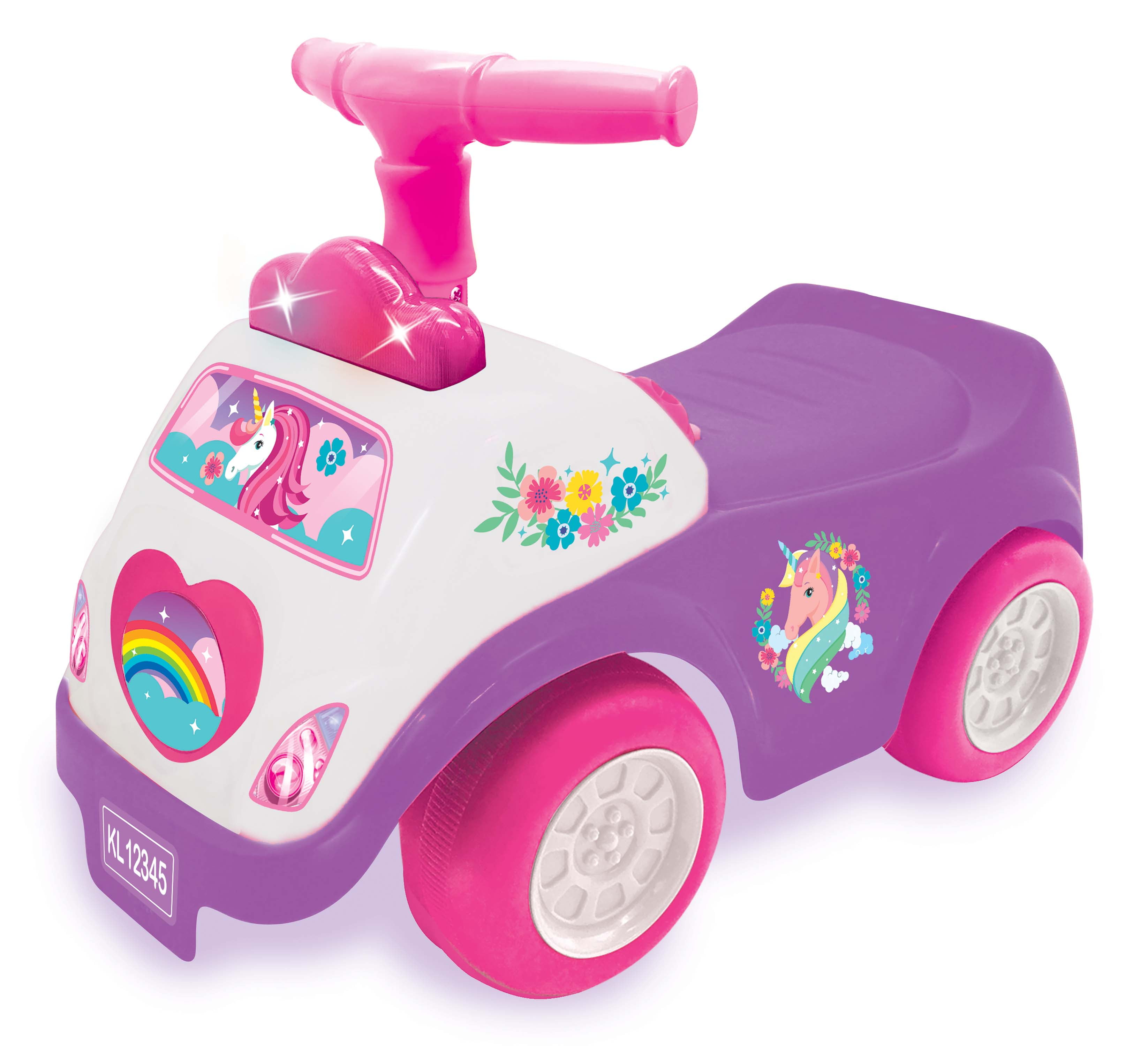 Kiddieland Unicorn Activity Ride-On With Lights And Sounds â Walmart Inventory Checker â BrickSeek
