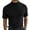 A-Black, variant on Tiweut Men Tshirts Summer Solid Color Turtleneck Short Sleeve Slim Pullover Blouse