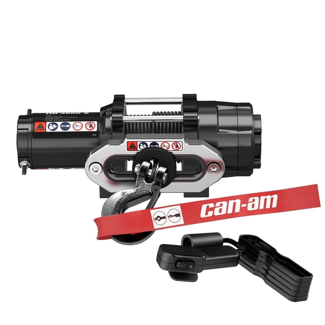 Can-Am Off-Road OEM Can-Am HD 4500-S Winch for Defender, Defender MAX, Maverick X3, X3 MAX, Maverick R, Commander, Commander MAX, Maverick Trail, Maverick Sport & Maverick Sport MAX, 715006417