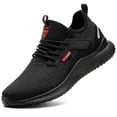 thumbnail image 1 of Zapatos de trabajo negros, zapatos de seguridad antigolpes, zapatillas transpirables y ligeras ShuxiuWang 8390611104160, 1 of 1