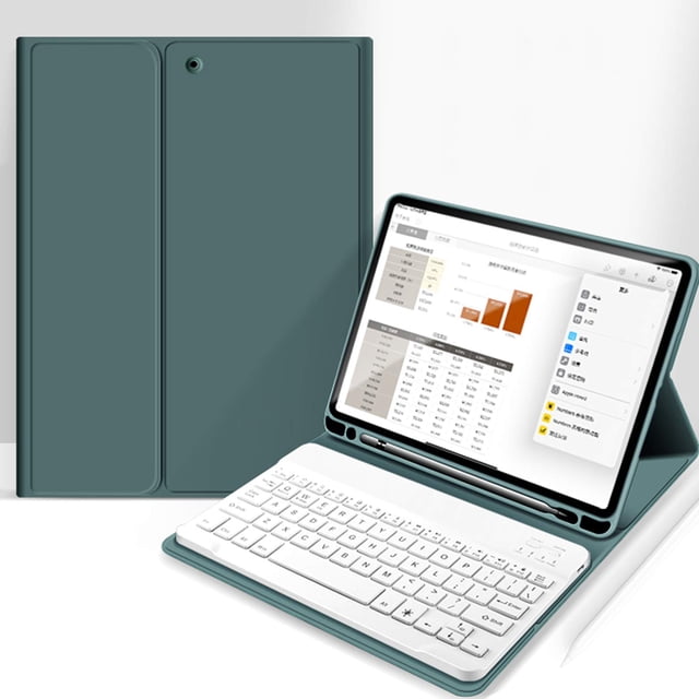 Funda aoub para iPad de 6ª y 5ª generación de 9,7 pulgadas con teclado Bluetooth