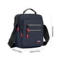 thumbnail image 3 of Bolsa de lona para hombre - Mochila bandolera ajustable para viajes, deportes y uso diario - Ligera con múltiples bolsillos, 3 of 6