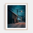 thumbnail image 2 of Landis Place, Buffalo - Buffalo New York Photography Winter Snow Rustic Street Photography Night Sky Barn Cityscape Unframed Wall Art Print 18 x 24 inches, 2 of 13