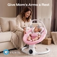 thumbnail image 3 of HARPPA Baby Swing for Girl with Remote Control, 5 Sway Speed, 10 Lullabies, Pink, 3 of 10