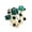 Green, variant on Big CZ Crystal Statement Wedding Ring for Women Birthstone Cubic Zirconia Balls Fashion Spring Gemstone Open Band Wrap Birthday Valentine's Day Cocktail Party Rings Dainty Jewelry Gifts
