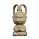 thumbnail image 5 of Wooden Sun Wukong Adornment Light Brown Golden Phoebe Wood Decor, 5 of 5