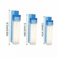 thumbnail image 2 of ACDANC 10Pcs Travel Mini Bottle Dispenser Portable Glass Jar Spice Dispenser with Spoon Airtight Storage Bottle Vial with Spoon for Colored Lid Camping Travel Picnic BBQ, 2 of 7