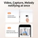 thumbnail image 3 of sweethay Wireless Smart Doorbell Video Voice Change Door Bell Office Shop Outdoor Battery Operated Ring Speaker Camera Visible Intercom, 3 of 8