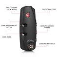 Zcyifa Luggage Password Lock, TSA Code Lock 3 Digit Security