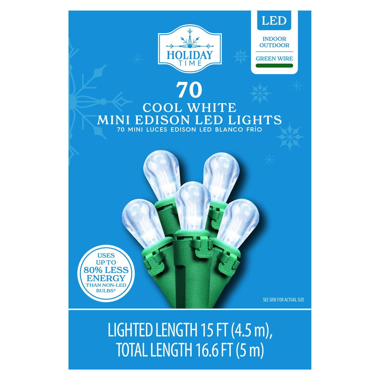 Holiday time 50 2024 led mini lights