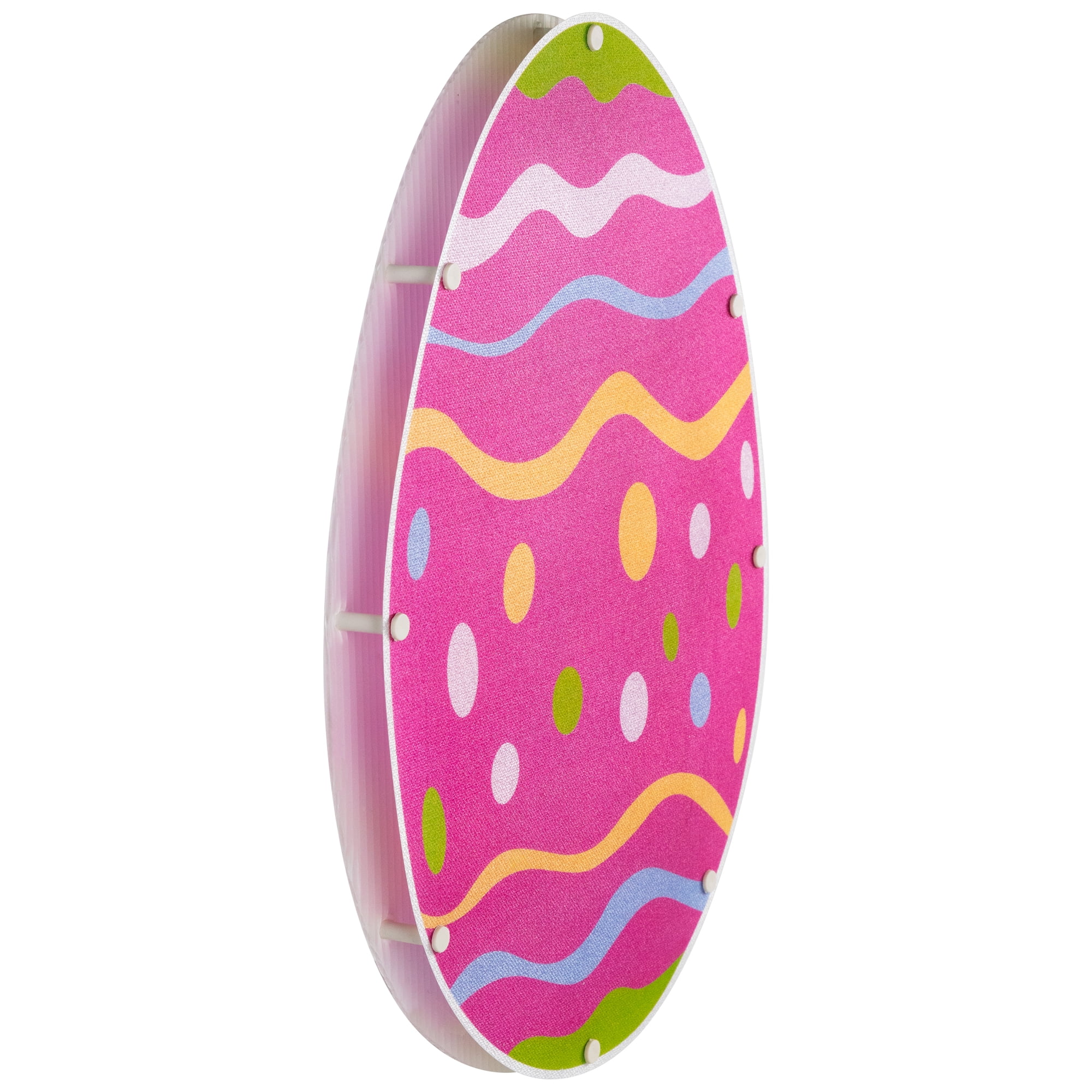 Northlight Battery Operated LED Lighted Easter Egg Window Decoration - 14"