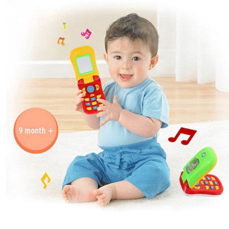 Magicfly Musical Flip Baby Mobile Phone, Singing Cell phones Toys, Best Gifts and Preschool Toys for Babies (Best Toy Cell Phone)